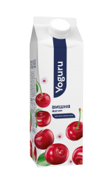 Йогурт 1,5% 500 г с фруктовым наполнителем "Вишня"