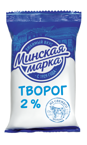 Творог "Минская марка" 2% 180 г