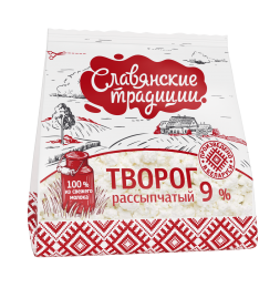 Тварог "Славянскія традыцыі" рассыпісты 9% 350 г