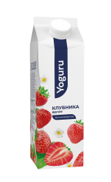 Ёгурт 1,5% 500 г з напаўняльнікам "Клубніцы"