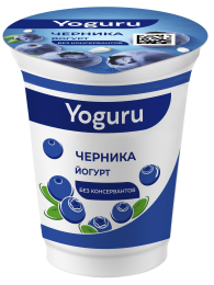 Yougurt 1,5% 310 g with stuffing “ Blueberry"