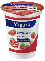 Yougurt 1,5% 310 g with stuffing “ Strawberry”