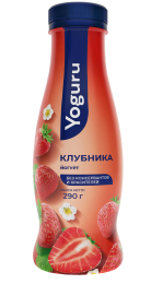 Йогурт 1,5% 290 г с фруктовым наполнителем "Клубника"