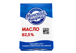 Масло cладкосливочное несоленое 82,5% 180 г