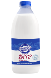 Молоко ультрапастеризованное отборное "Минская марка" 3,4% - 6% 1,5 л