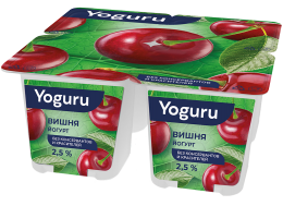 Yougurt 1,5% 125 g with stuffing “ Cherry”