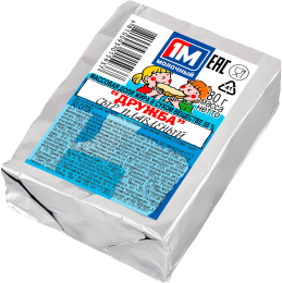 Сыр плавленый "1М Молочный" Дружба 55% 80 г 