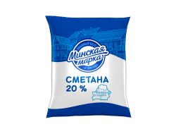 Сметана "Минская марка" 20% 400 г