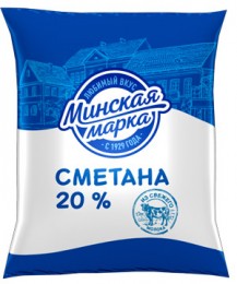 Сметана "Минская марка" 20% 400 г