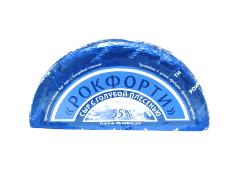 Сыр "Рокфорти" с голубой плесенью 55%