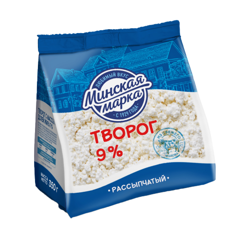 Творог "Минская марка" рассыпчатый  9% 350 г