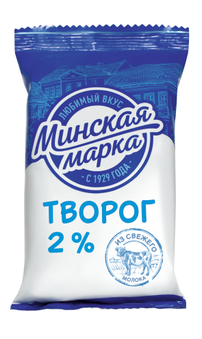 Тварог "Мінская марка" 2% 180 г