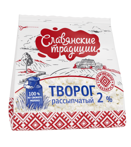 Тварог "Славянскія традыцыі" рассыпісты 2% 350 г