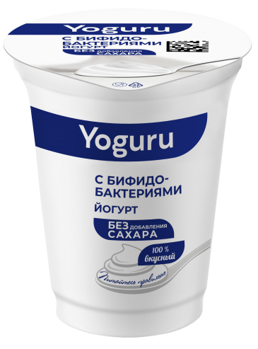 Ёгурт 1,5% 310 г узбагачаны біфідабактэрыямі