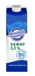 Кефир 3,3% 1 кг