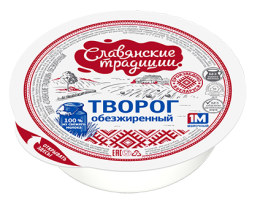 Curd  “Slavyanskie traditsiyi"” fat-free