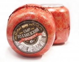 Cheese "Golandskiy premium" 45% (round shape)