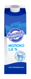 Молоко 1,6% 1 л пастеризованное