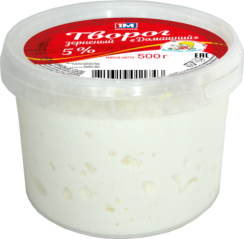 Cottage cheese “Domashnij” 5%  500g,  800 g