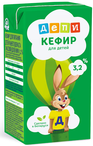 Кефир 3,2% 0,25 кг