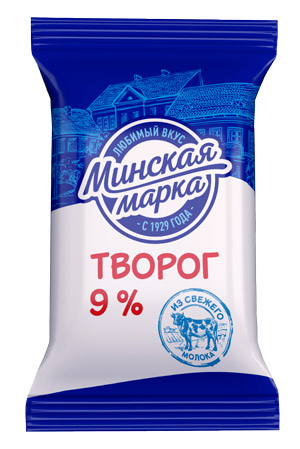 Творог "Минская марка" 9% 180 г